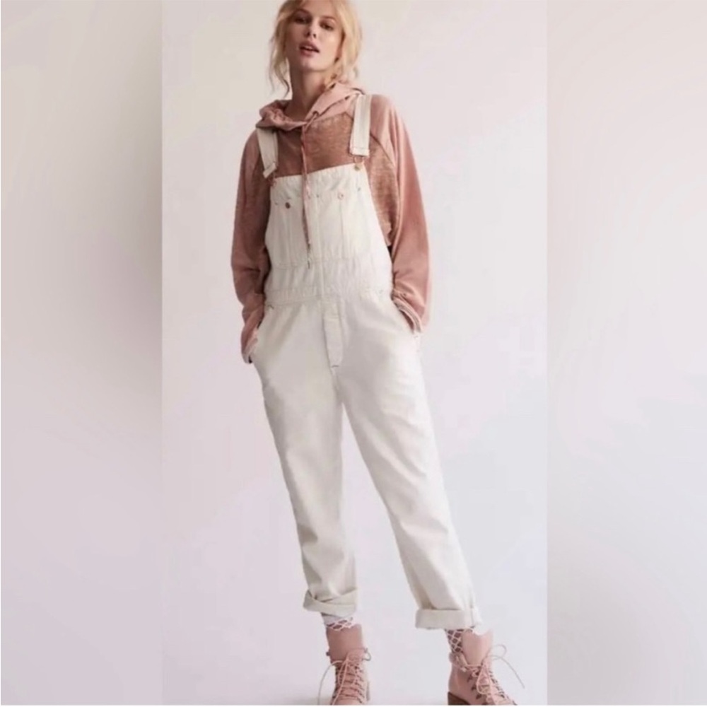 Cream Overalls - Picture 3 of 5